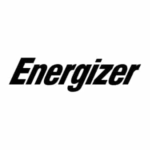Energizer logo in black lettering