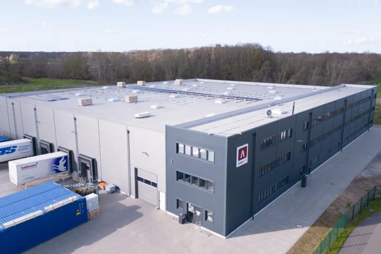 Logistics site of AKKU SYS GmbH in Süderholz.