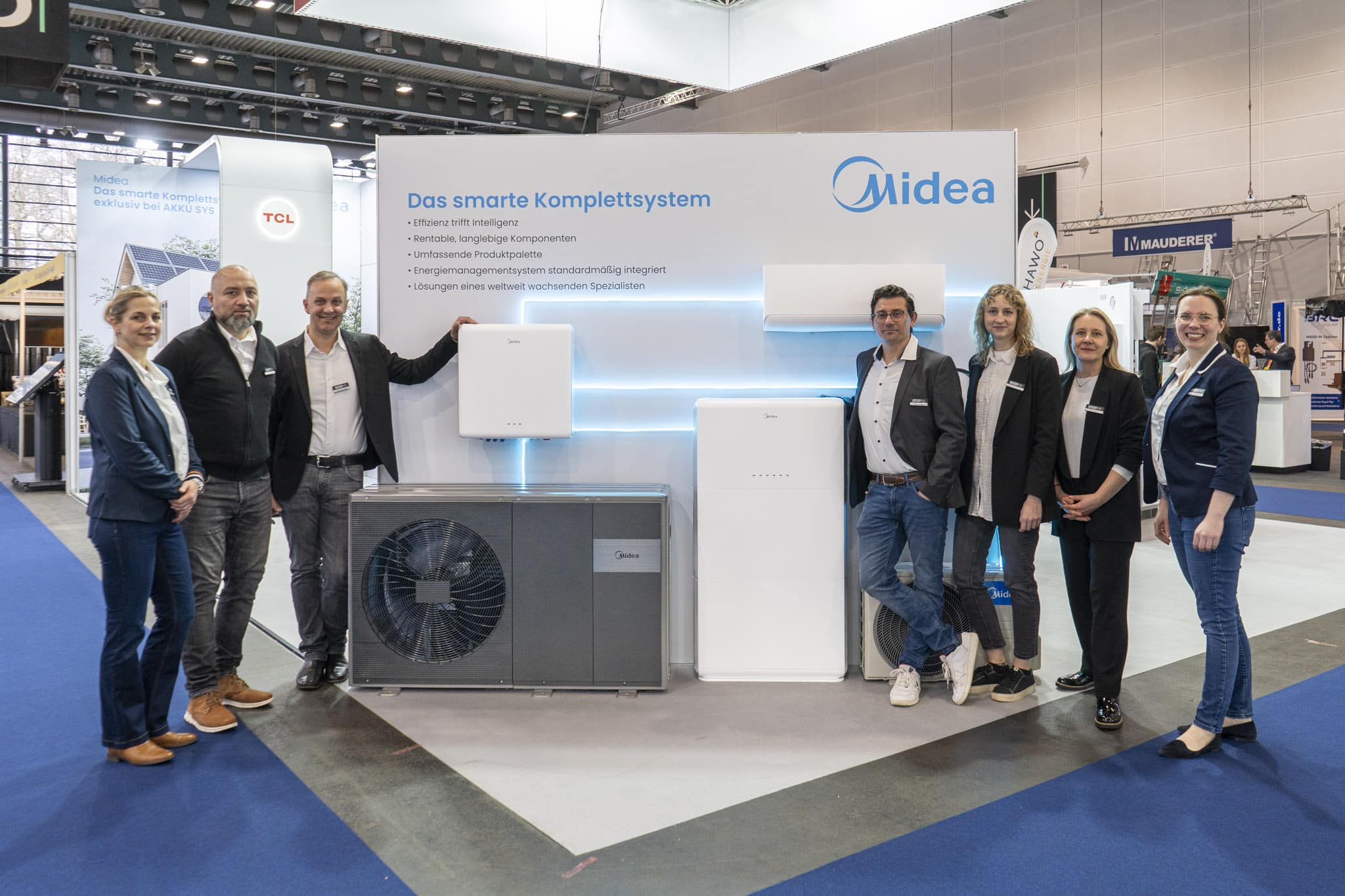 Midea smart complete system Photovoltaic heat pump Inverter Energy storage Air conditioning