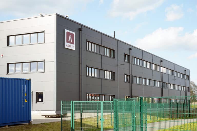 Head office of AKKU SYS GmbH in Halstenbek.