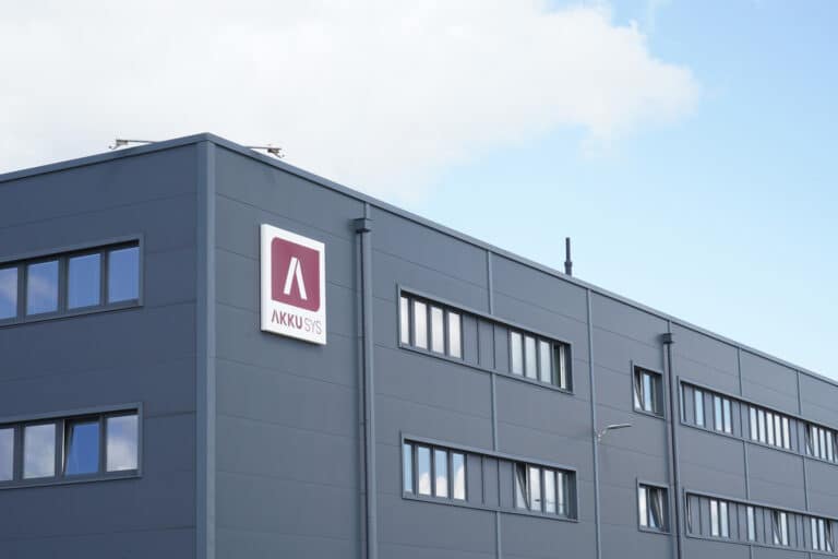 Head office of AKKU SYS GmbH.